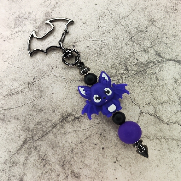 Taschenanhänger Fledermaus